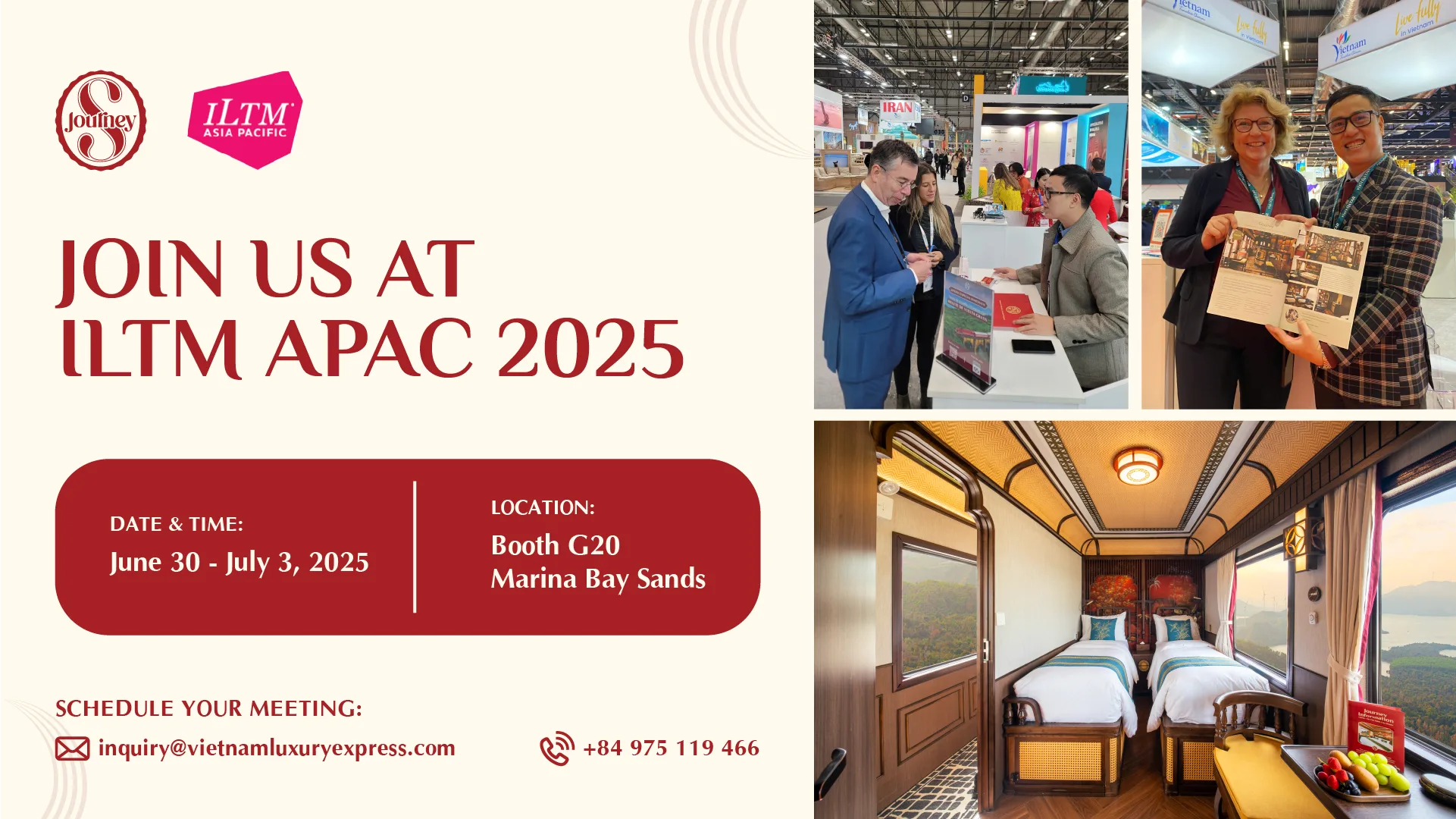 SJourney Brings Vietnam’s Premier Luxury Rail Experience to ILTM Asia Pacific 2025 1 Thumbnail ILTM APAC