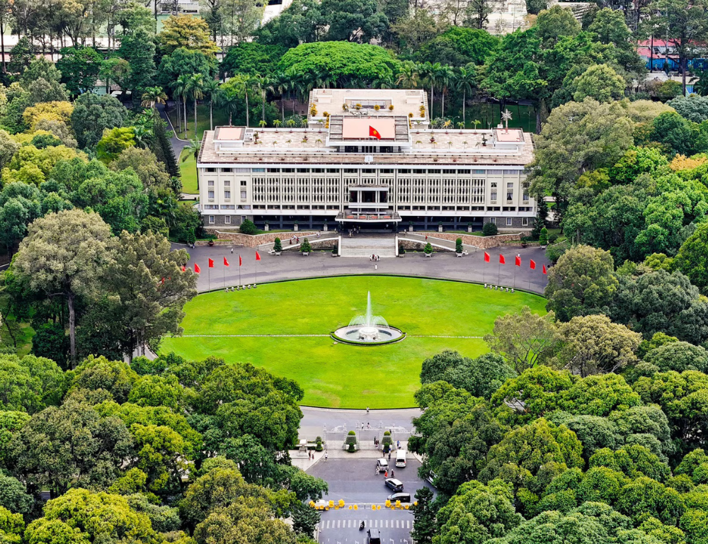 reunification palace in ho chi minh city