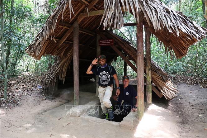 vna potal cu chi tunnels attracts domestic and international visitors stand vna potal cu chi tunnels attracts domestic and international visitors stand