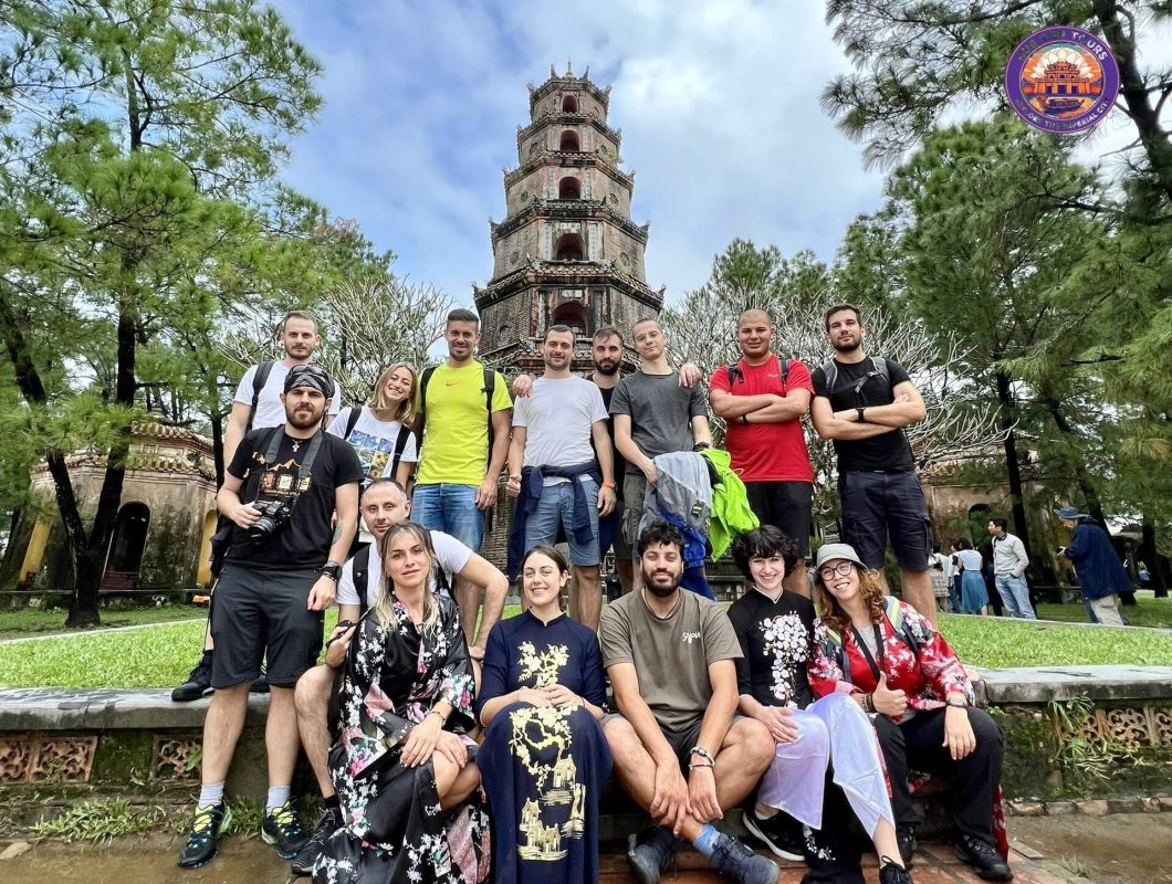 full day sample route in hue thien mu pagoda
