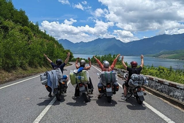 riding from hue to da nang by motorbike