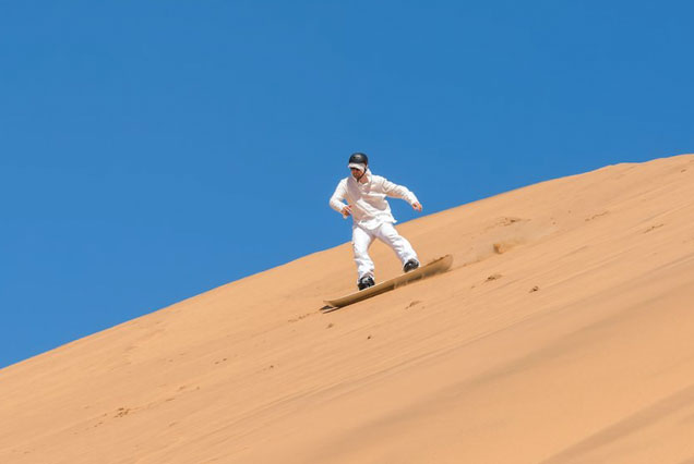 sandboarding