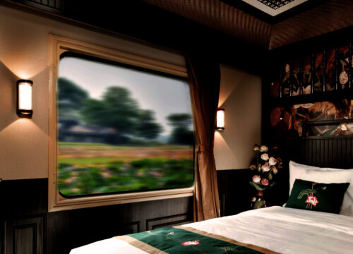 Night View on a Luxury Train in Vietnam: A Journey of Light, Silence, and Slow Beauty