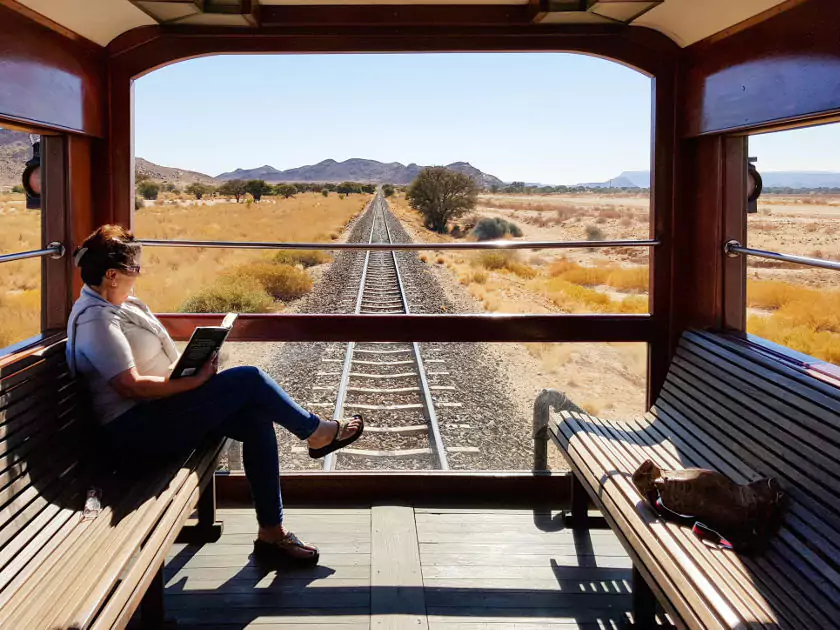 African-Explorer -africa luxury train - inside the train