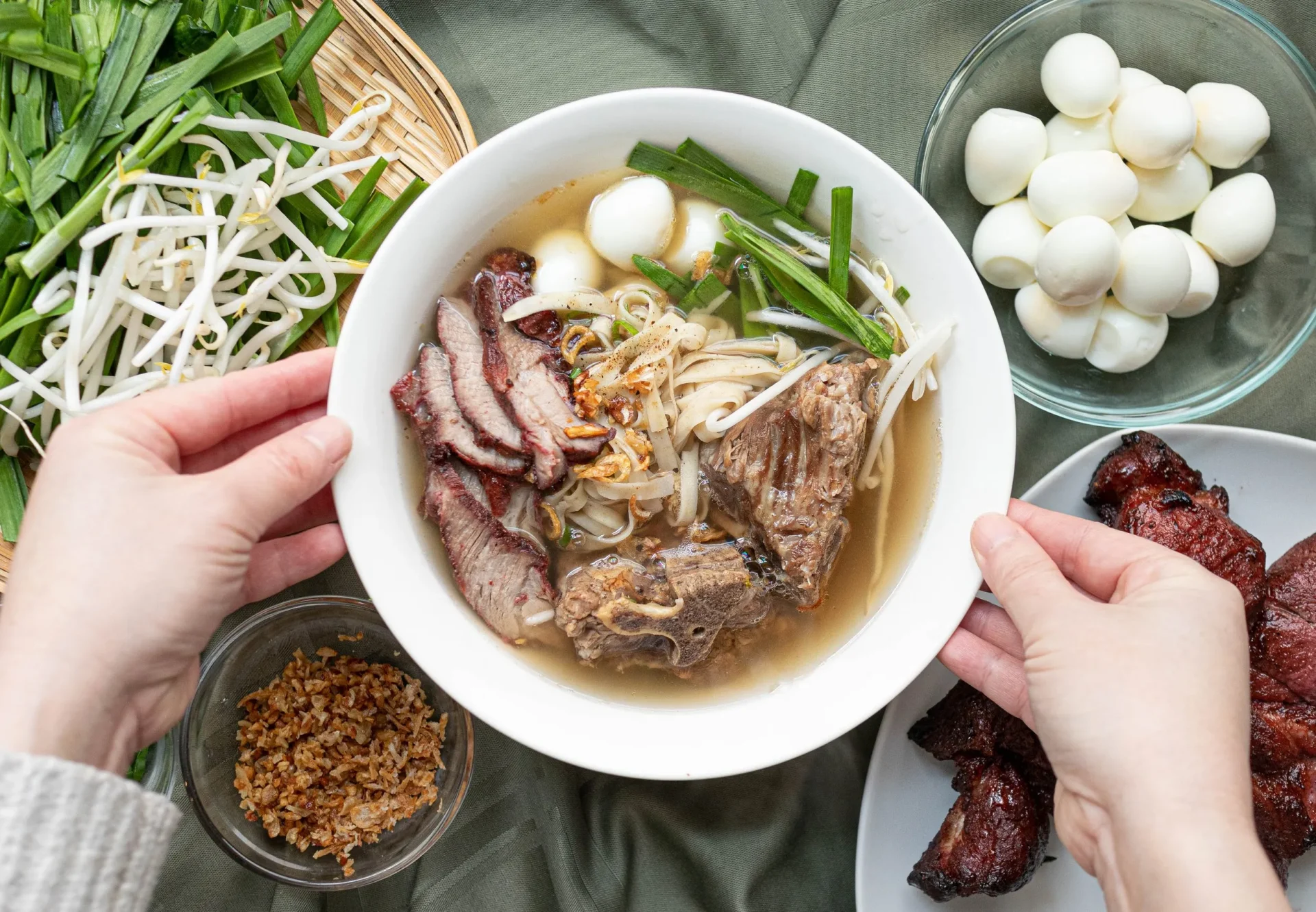 Hu tieu (Rice Noodle Soup)