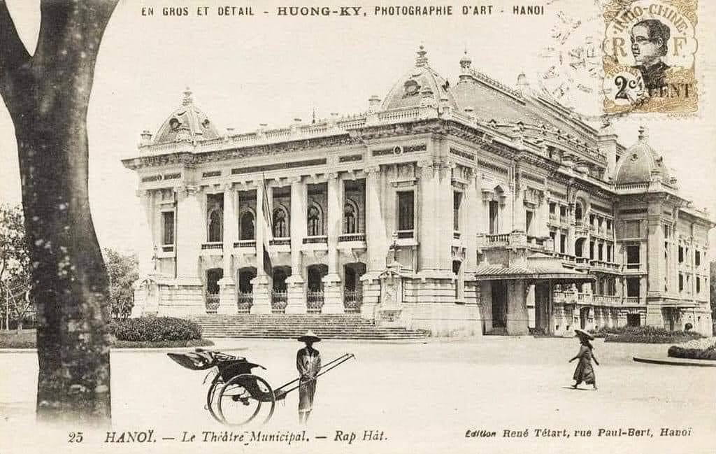 The Hanoi Opera House in the past