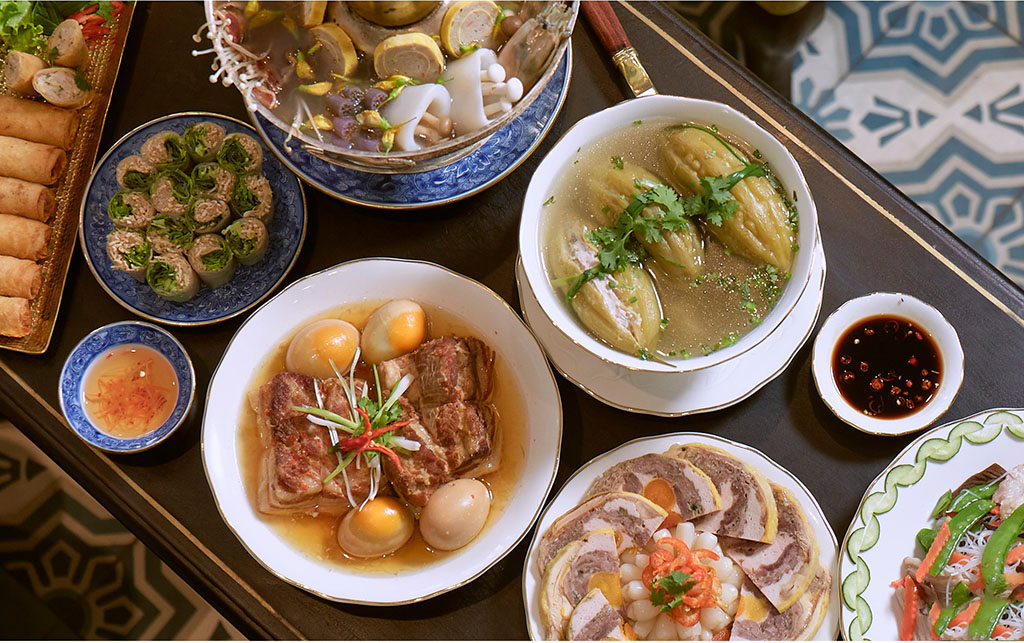 southern vietnam food at Tet